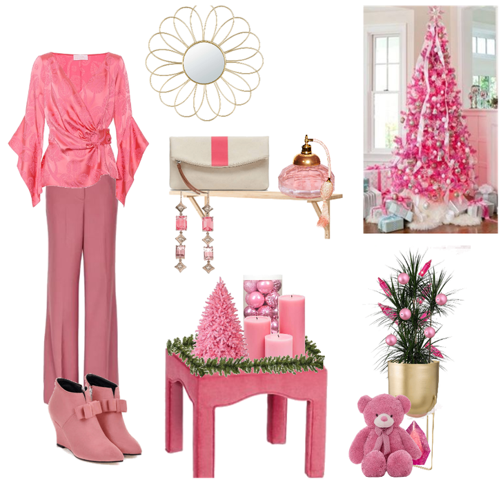 I love a pink Christmas
