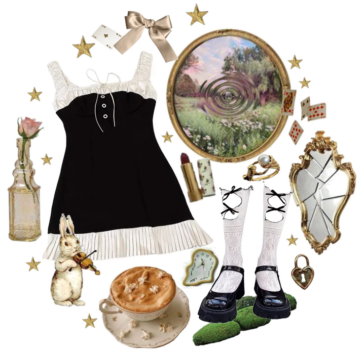 Alice In Wonderland Aesthetic Outfit - Boogzel