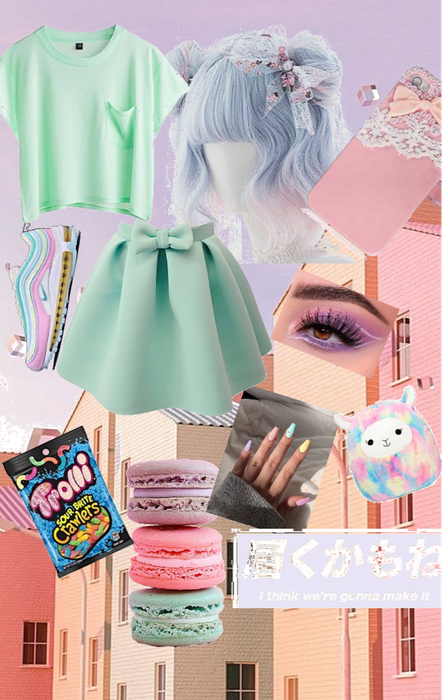 pastel day-mint green