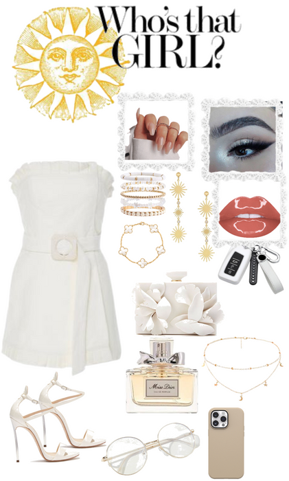 {~all white~}~cute~formal~inspiration~