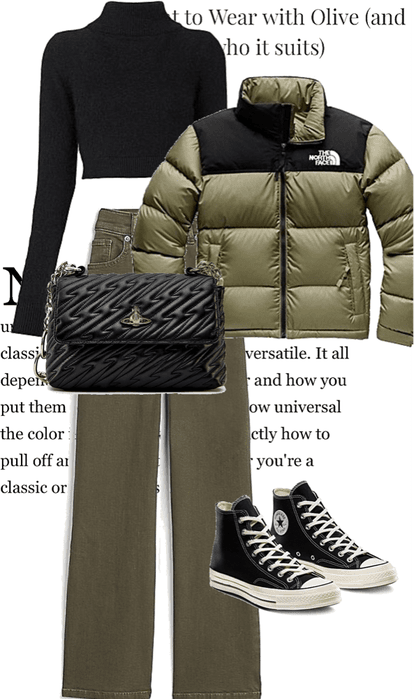 olive and black