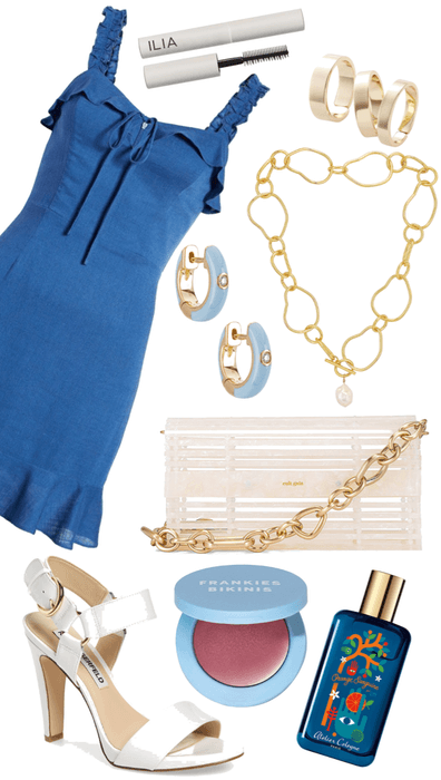 blue dress for summer