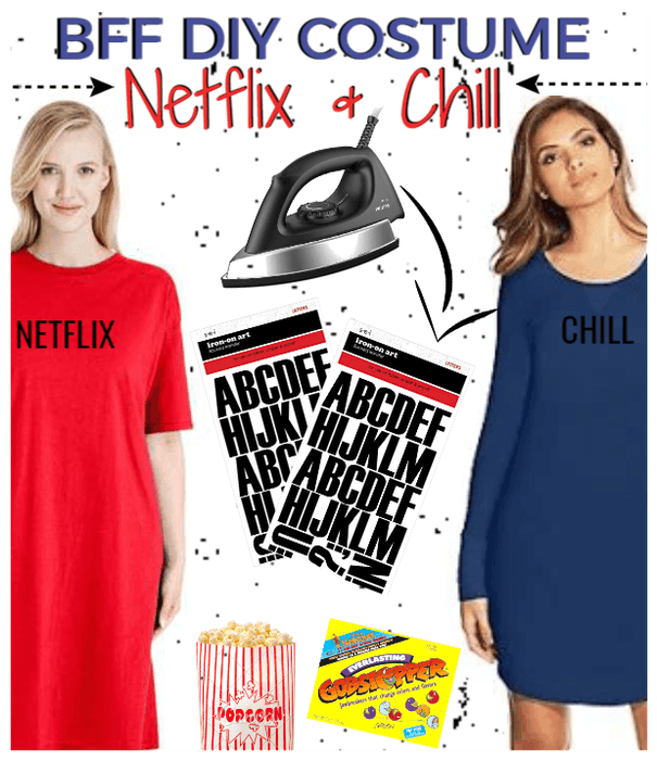 Diy Costume Netflix Chill Bff S Outfit Shoplook
