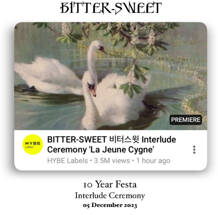 BITTER-SWEET 비터스윗 Interlude Ceremony 10 Year Festa