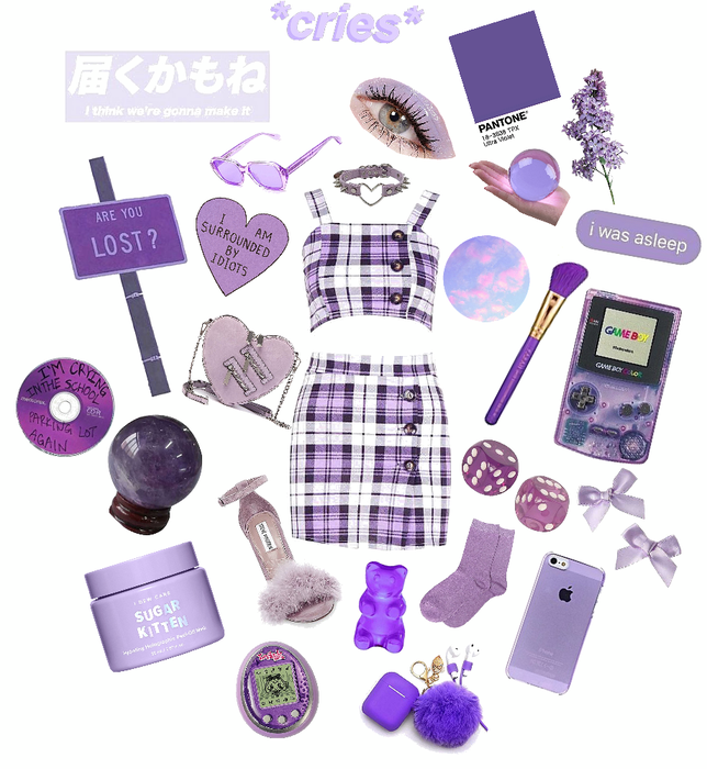 plush purple