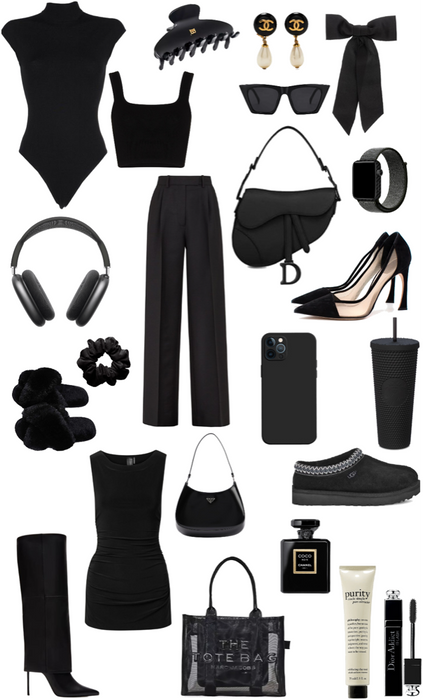 goth clean girl Outfit