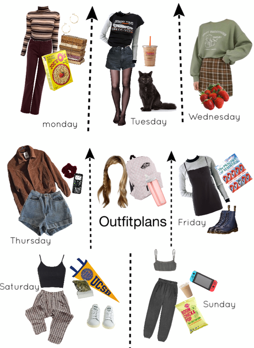 this weeks outfit plans