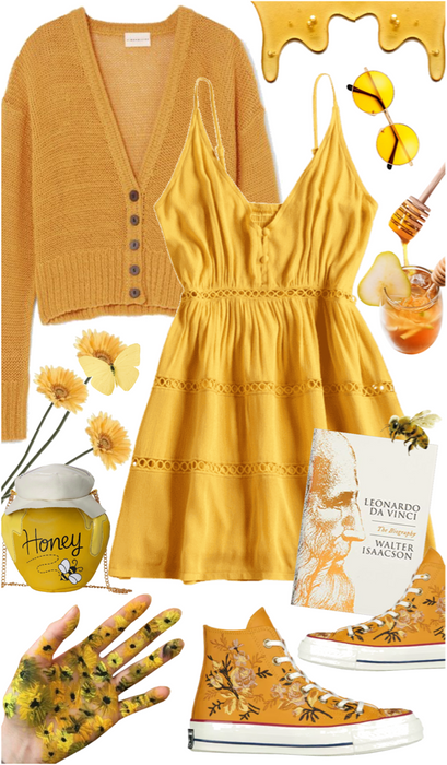 honey inspired outfit idea