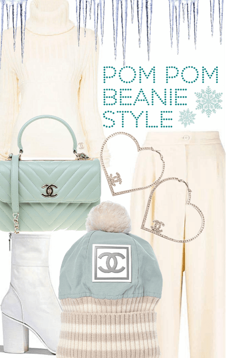 Pom Pom Beanie Style