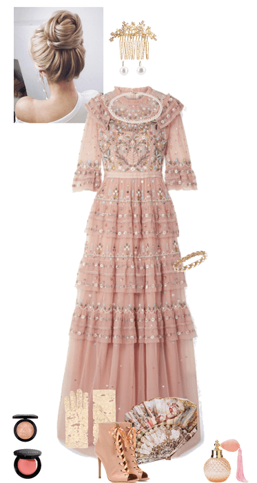 pink opera gown (Marya)
