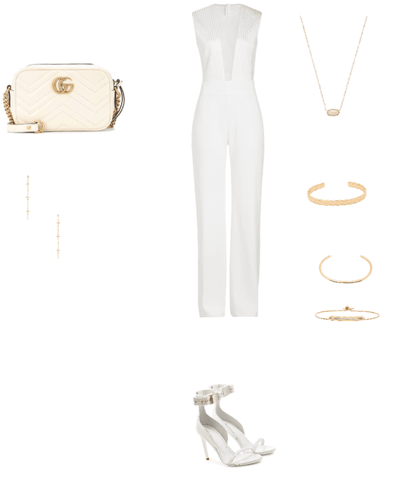 all white and gold