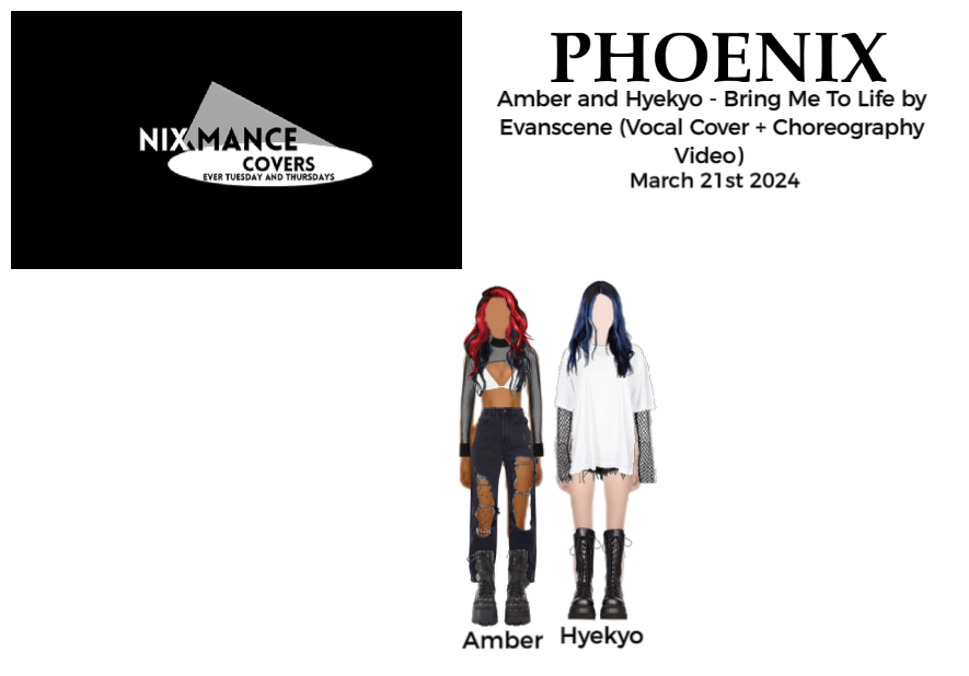 PHOENIX (피닉스) NIXMANCE Amber & Hyekyo BMTL Cover