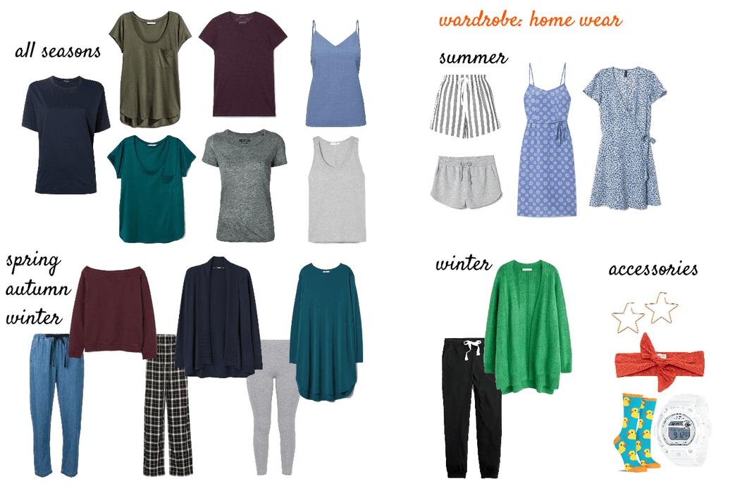 Wardrobe: home wear