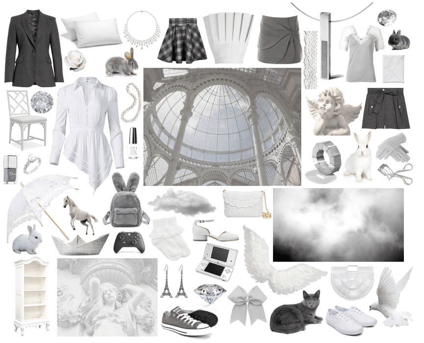 White & Gray Collage
