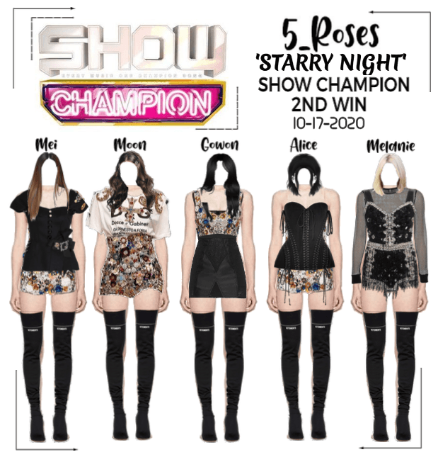 5ROSES 'Starry Night' SHOW CHAMPION 2nd win
