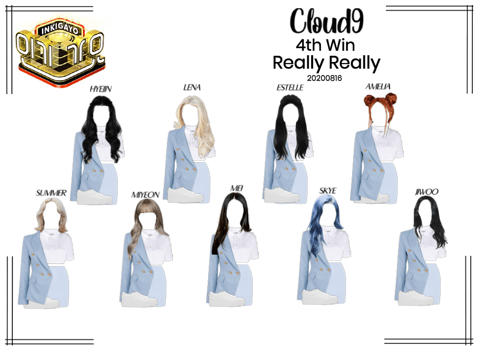 Cloud9 (구름아홉) | Inkigayo | 20200816