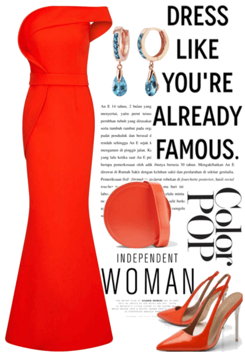 Elegant Deep Orange Outfit Classy Nye Looks Outfit Shoplook