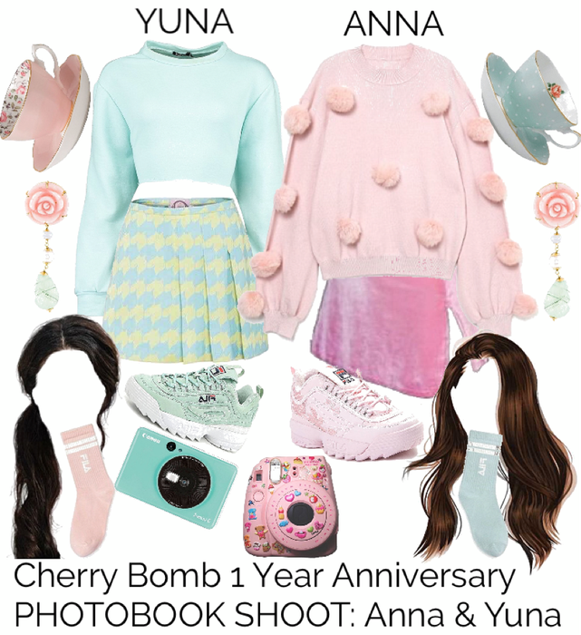 Cherry Bomb 1 Year Anniversary PHOTOBOOK SHOOT: Anna & Yuna