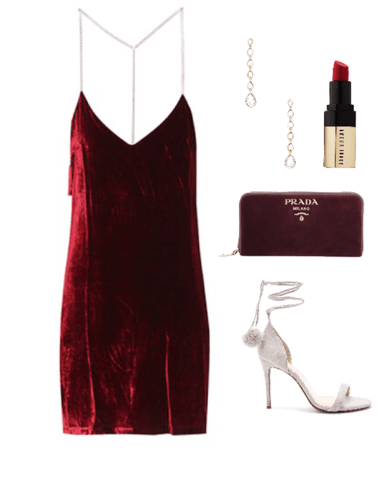 Christmas cocktail party outfit