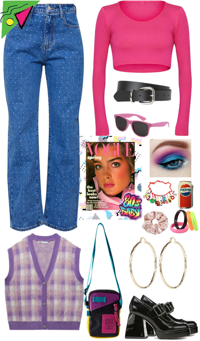  80s Valley Girl Teen Costume : Clothing, Shoes & Jewelry
