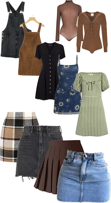 Grunge capsule singles and skirts