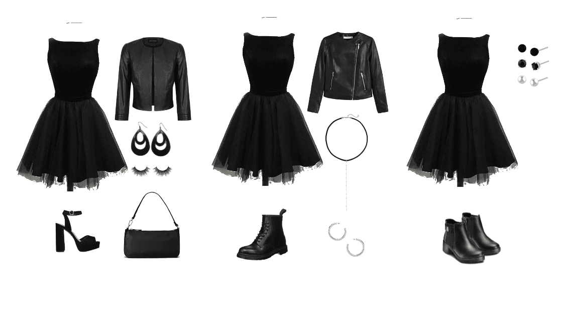 Black tulle dress ideas