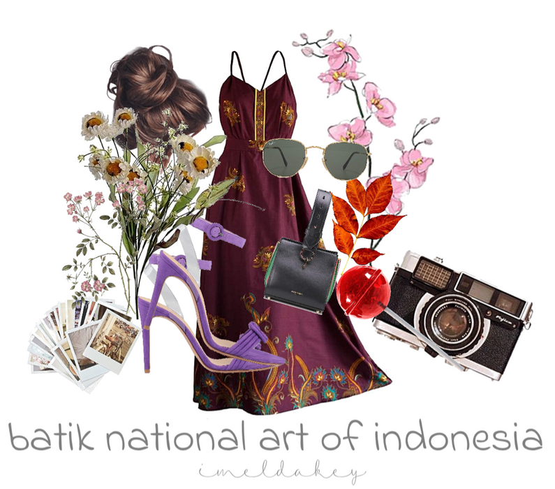 batik national art of indonesia