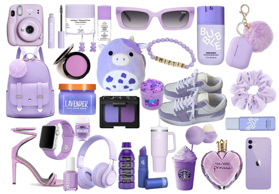A lot of purple