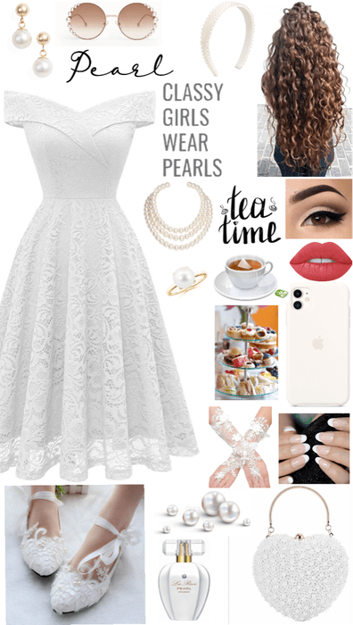 Time for tea in pearls