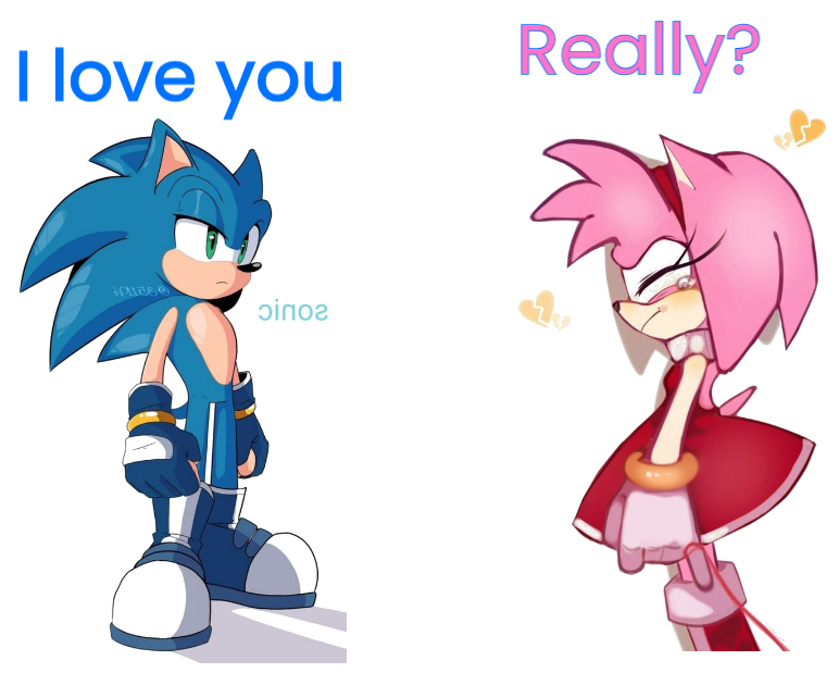 sonic confession to amy