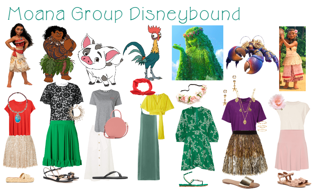 Moana Group Disneybound