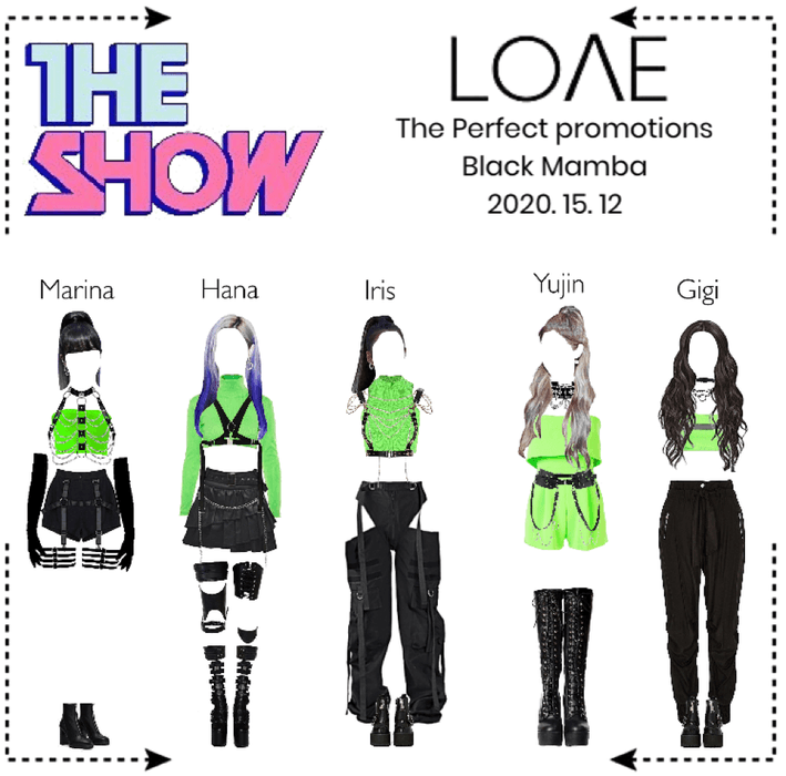 LOΛE [러브]_ The Show “Black Mamba” (2020. 15. 12)