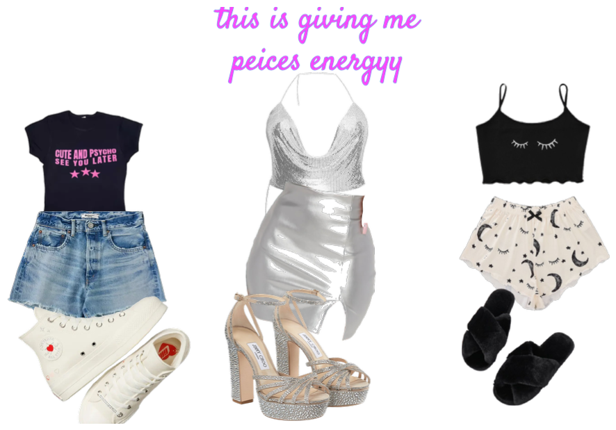 pieces energy and outfits