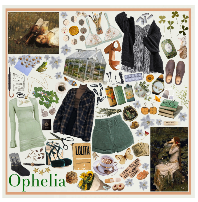 Ophelia Moodboard