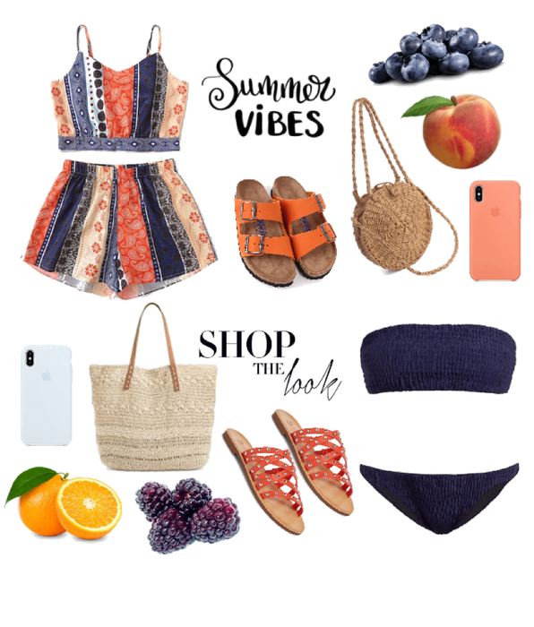 Summer Vibes: Orange & Blue