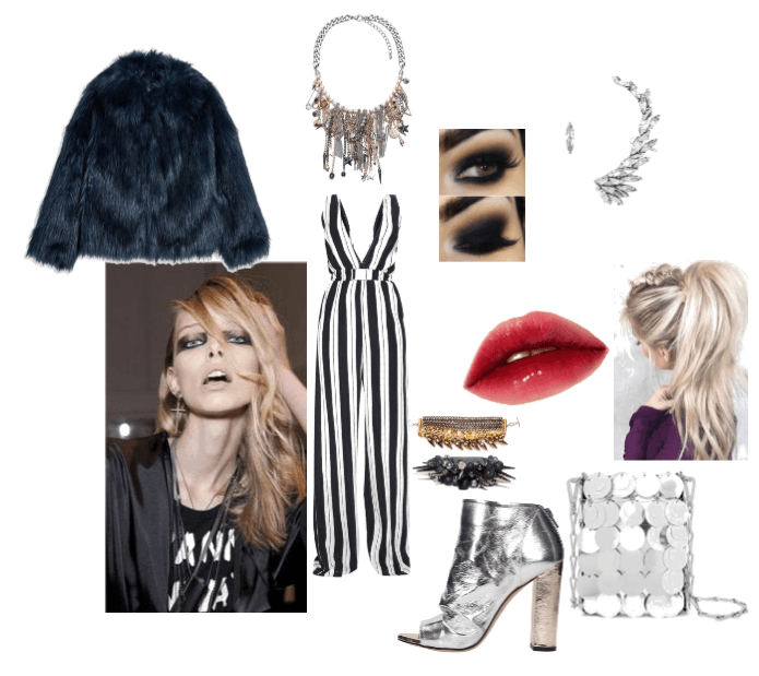 Glam rock outfit