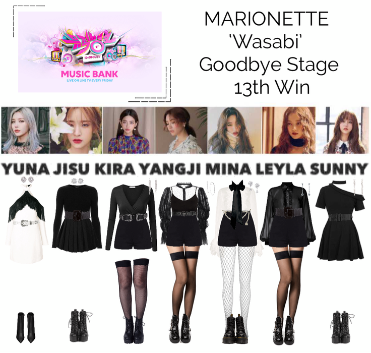 MARIONETTE (마리오네트) Music Bank Goodbye Stage ‘Wasabi’