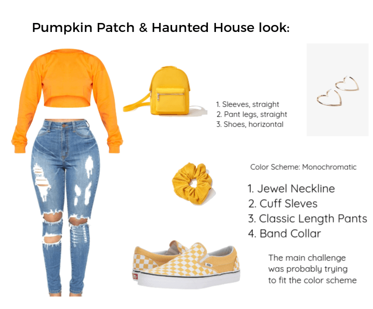 Pumpkin Patch and Haunted house look