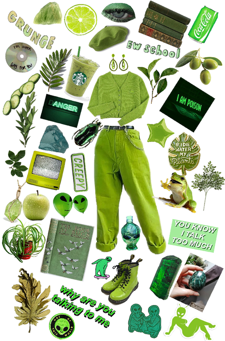 Green aesthetic 🌱👽