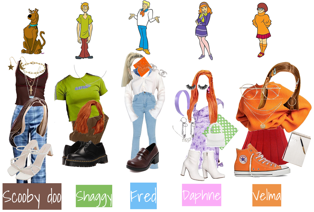 scooby doo characters as outfits