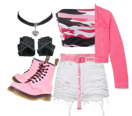 pink stage outfit