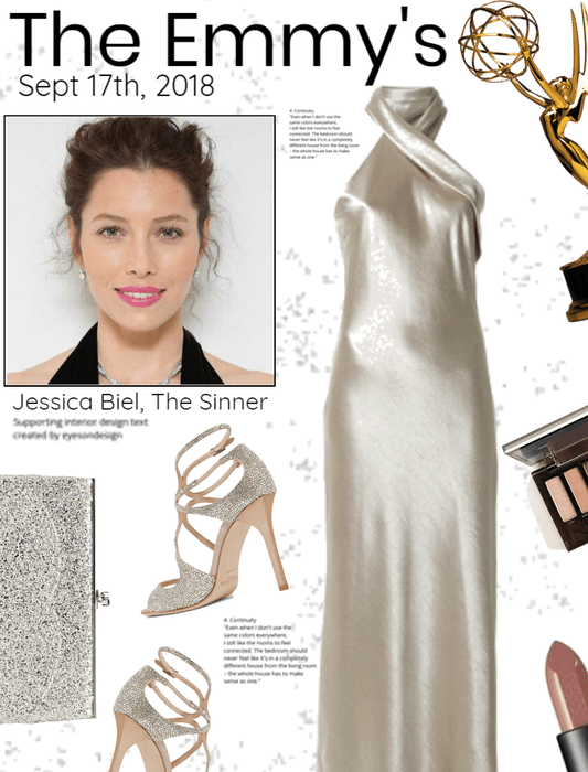 The Emmy's Jessica Biel Inspired Look