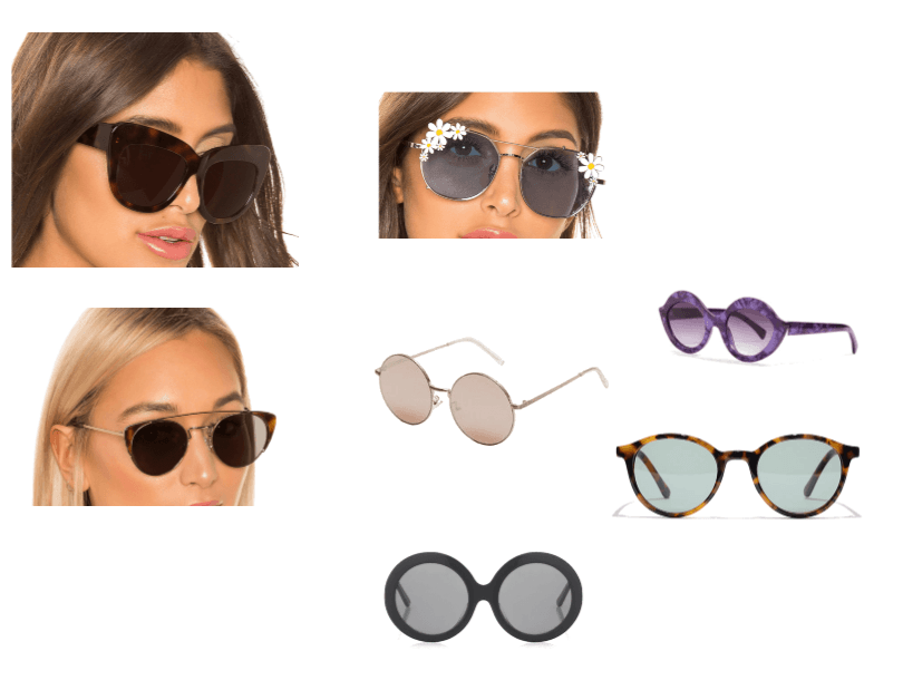 Sunglasses para mujeres con cara rectangular