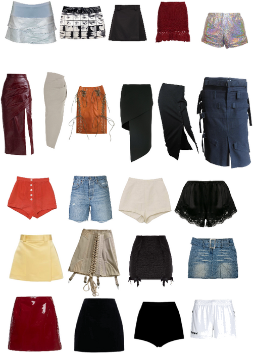 shorts and skirts