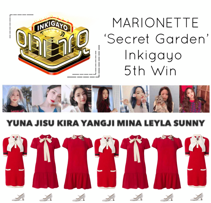 {MARIONETTE} Inkigayo Stage ‘Secret Garden’ 5th Win