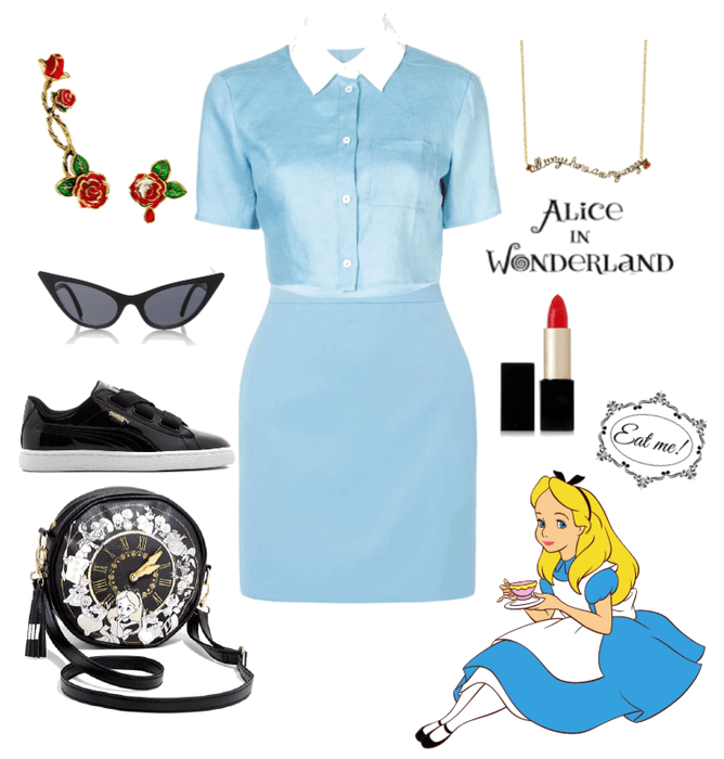 Alice in The Wonderland Look