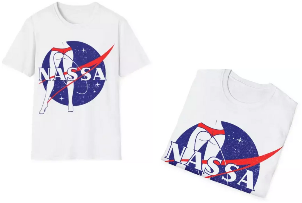 Nassa T-Shirt Parody NASA T-Shirt