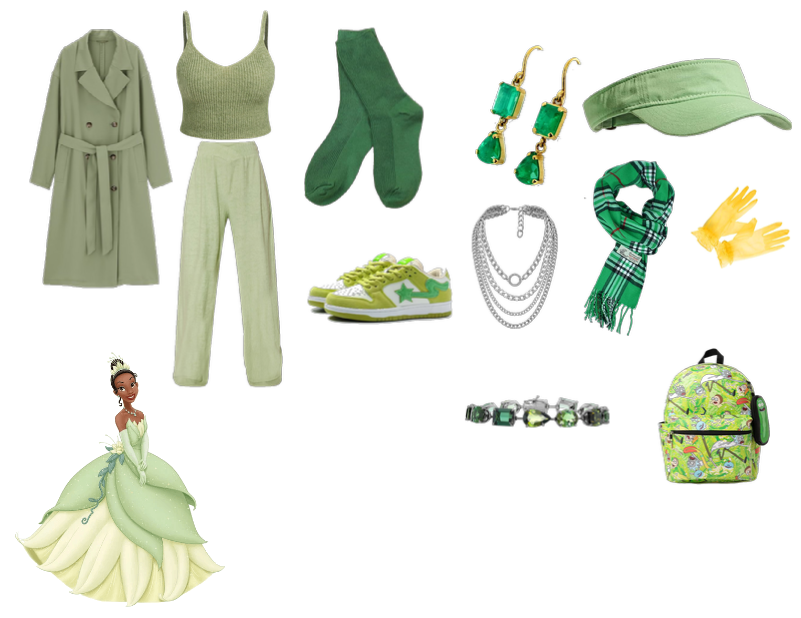 tiana inspired winter outfit