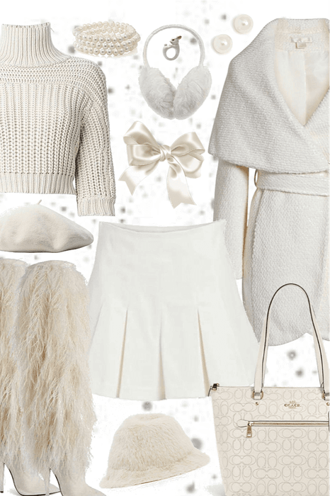 Style a Warm Coat - Winter White