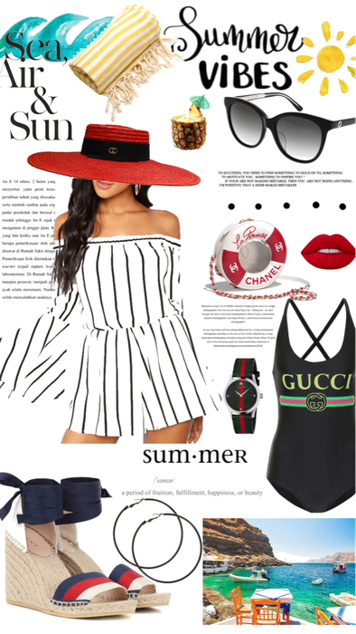 Summer - Gucci Hat & Chanel Bag